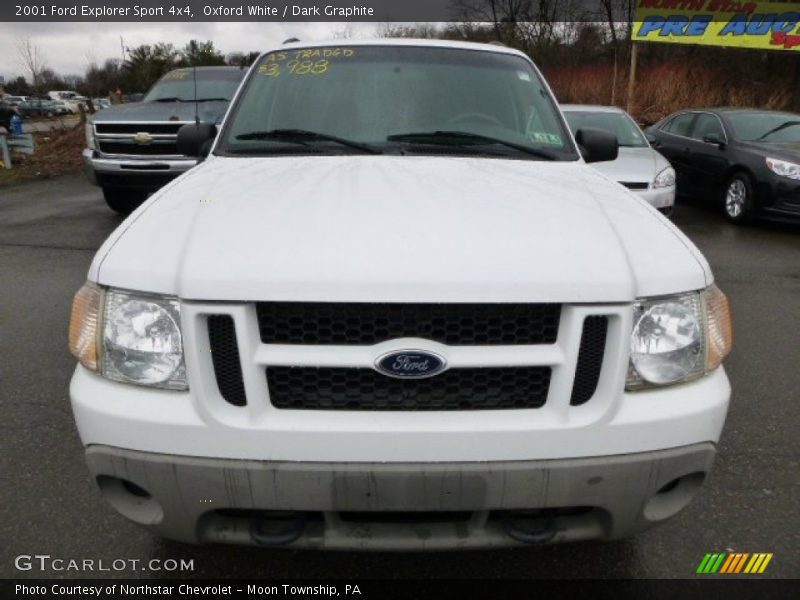 Oxford White / Dark Graphite 2001 Ford Explorer Sport 4x4