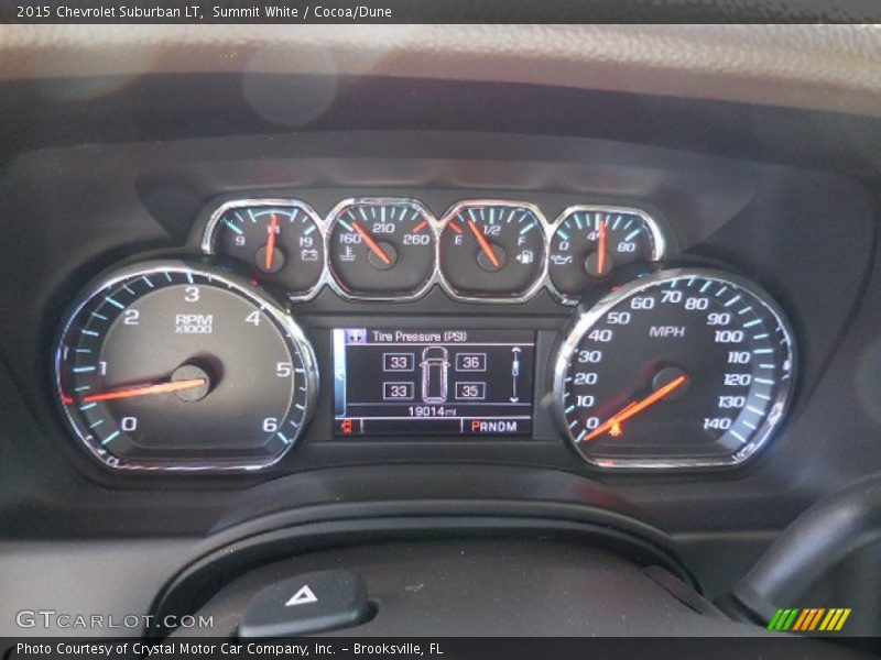 Summit White / Cocoa/Dune 2015 Chevrolet Suburban LT