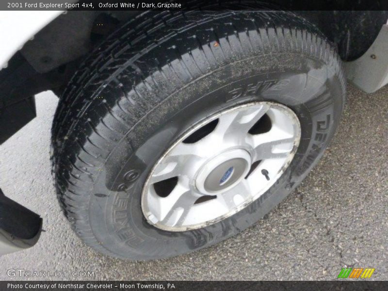 Oxford White / Dark Graphite 2001 Ford Explorer Sport 4x4