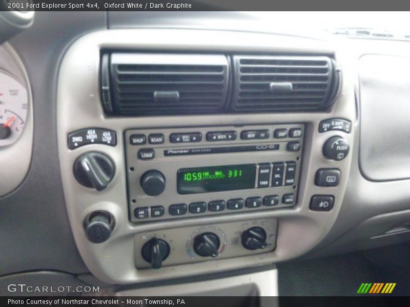 Oxford White / Dark Graphite 2001 Ford Explorer Sport 4x4