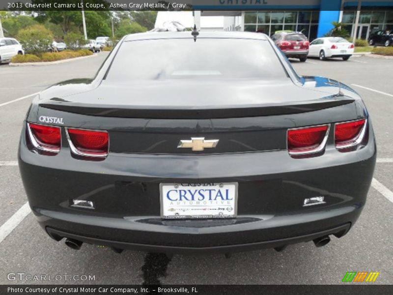 Ashen Gray Metallic / Gray 2013 Chevrolet Camaro LS Coupe