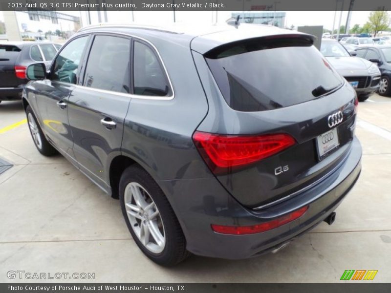 Daytona Gray Metallic / Black 2015 Audi Q5 3.0 TFSI Premium Plus quattro