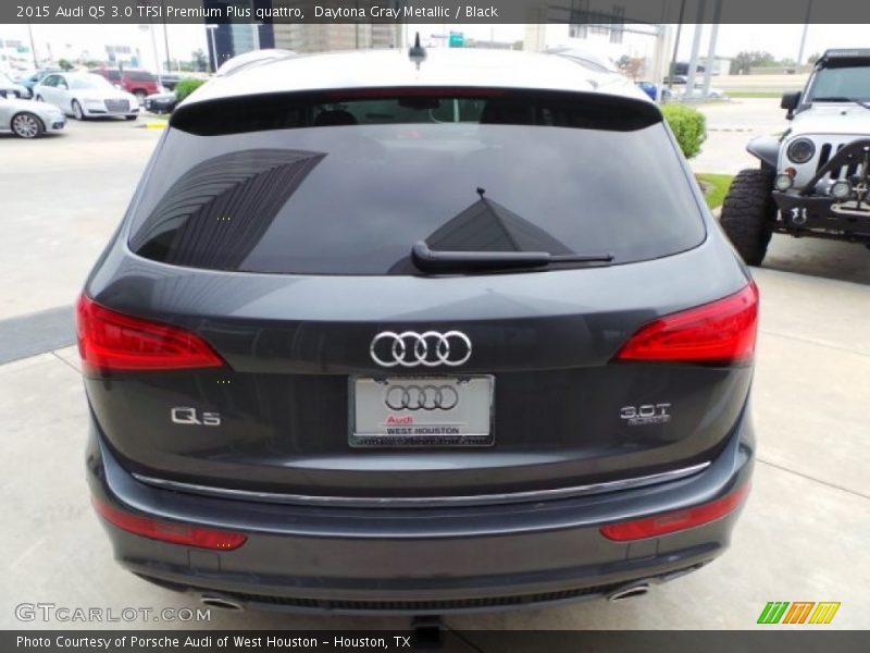 Daytona Gray Metallic / Black 2015 Audi Q5 3.0 TFSI Premium Plus quattro