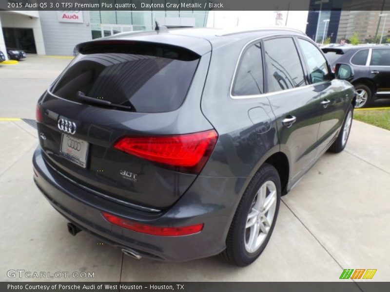 Daytona Gray Metallic / Black 2015 Audi Q5 3.0 TFSI Premium Plus quattro