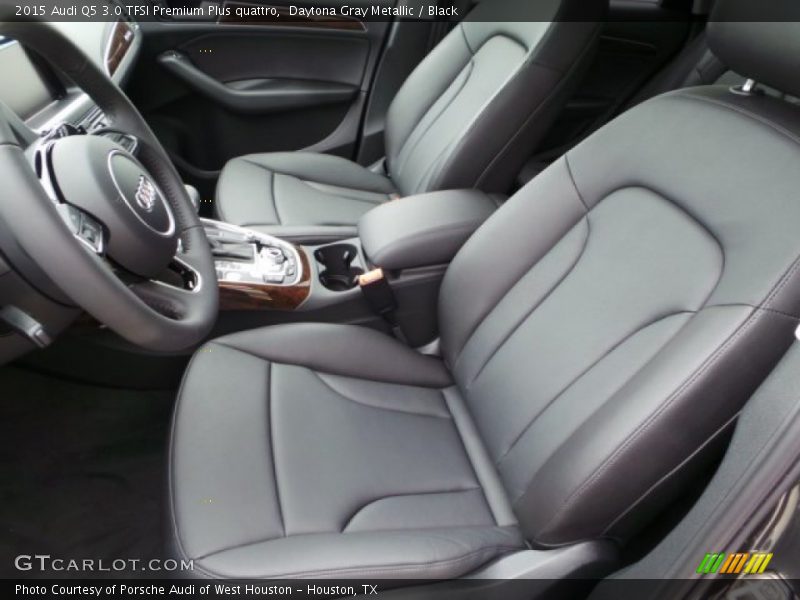 Daytona Gray Metallic / Black 2015 Audi Q5 3.0 TFSI Premium Plus quattro
