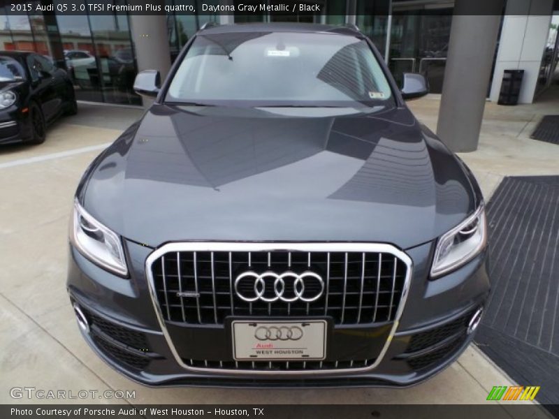 Daytona Gray Metallic / Black 2015 Audi Q5 3.0 TFSI Premium Plus quattro
