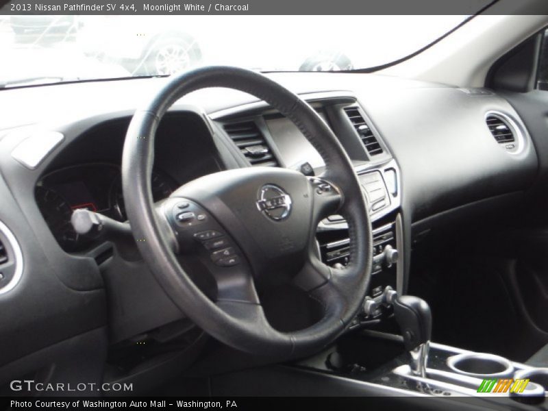 Moonlight White / Charcoal 2013 Nissan Pathfinder SV 4x4