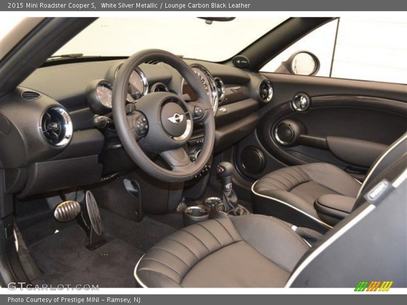  2015 Roadster Cooper S Lounge Carbon Black Leather Interior