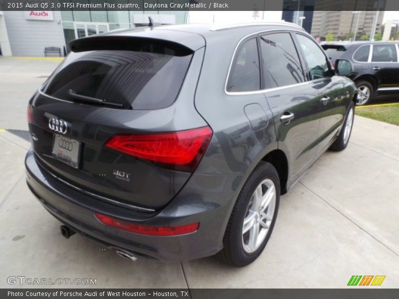 Daytona Gray Metallic / Black 2015 Audi Q5 3.0 TFSI Premium Plus quattro