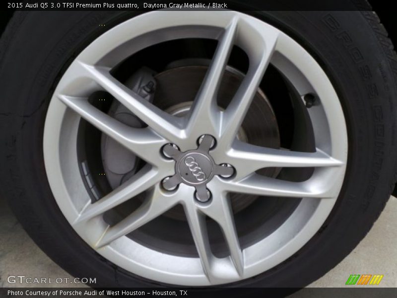 Daytona Gray Metallic / Black 2015 Audi Q5 3.0 TFSI Premium Plus quattro