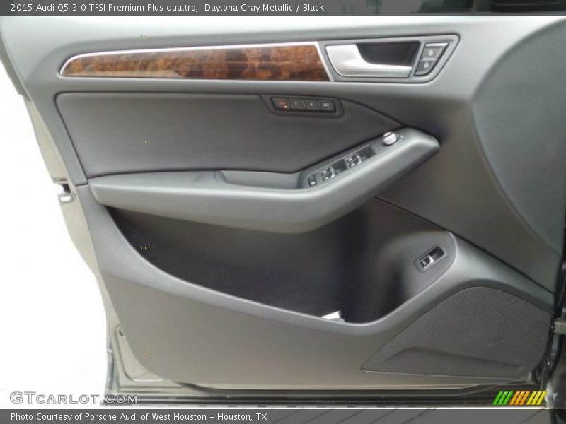 Daytona Gray Metallic / Black 2015 Audi Q5 3.0 TFSI Premium Plus quattro
