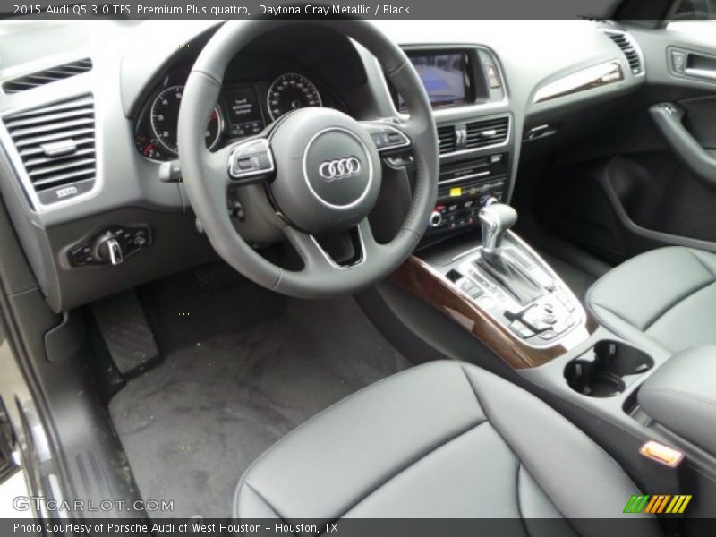 Daytona Gray Metallic / Black 2015 Audi Q5 3.0 TFSI Premium Plus quattro