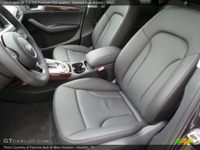 Daytona Gray Metallic / Black 2015 Audi Q5 3.0 TFSI Premium Plus quattro