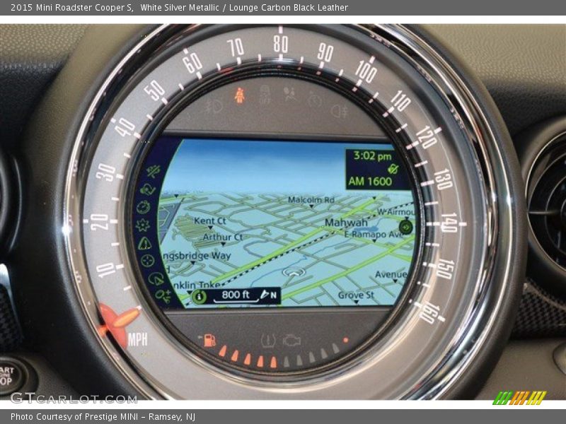 Navigation of 2015 Roadster Cooper S