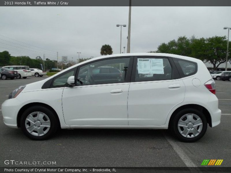 Taffeta White / Gray 2013 Honda Fit