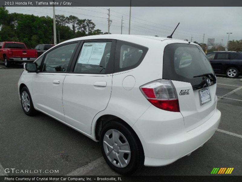 Taffeta White / Gray 2013 Honda Fit