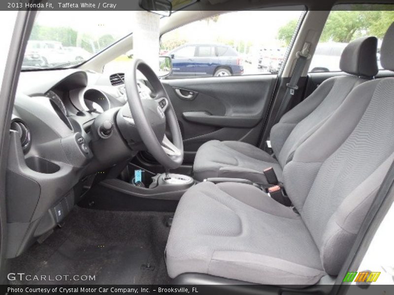 Taffeta White / Gray 2013 Honda Fit