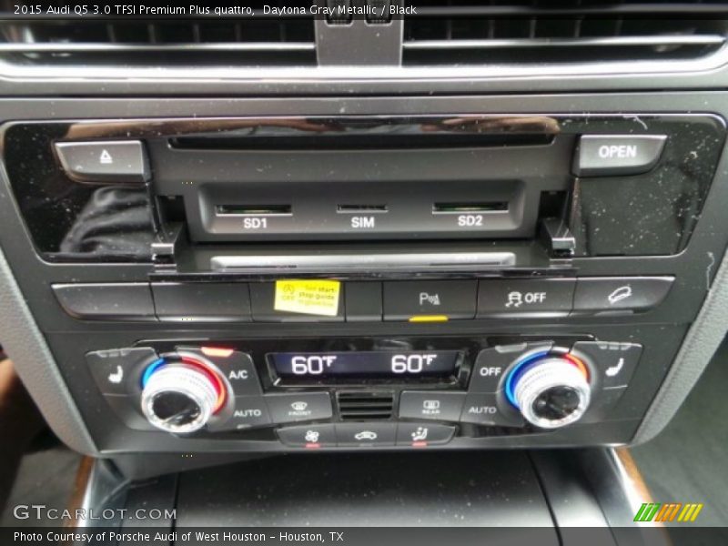 Daytona Gray Metallic / Black 2015 Audi Q5 3.0 TFSI Premium Plus quattro