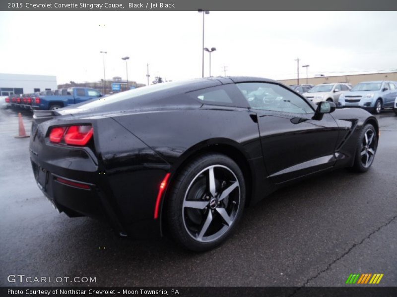 Black / Jet Black 2015 Chevrolet Corvette Stingray Coupe