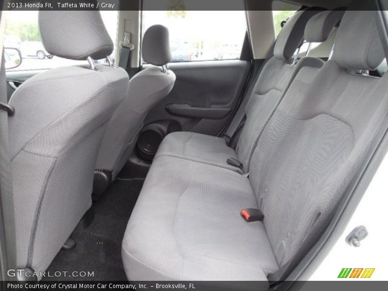 Taffeta White / Gray 2013 Honda Fit