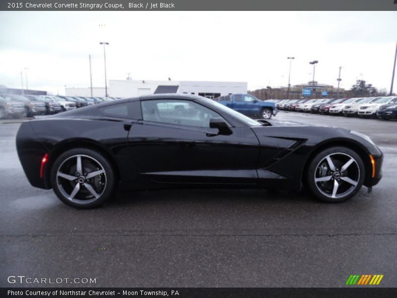 Black / Jet Black 2015 Chevrolet Corvette Stingray Coupe