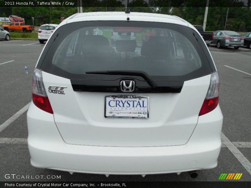 Taffeta White / Gray 2013 Honda Fit