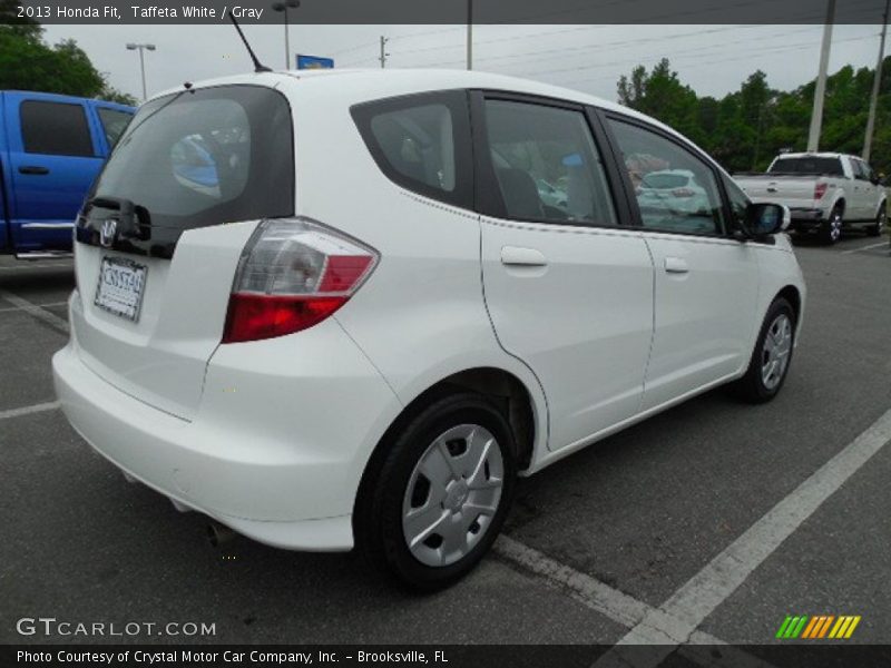 Taffeta White / Gray 2013 Honda Fit