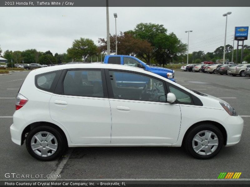 Taffeta White / Gray 2013 Honda Fit