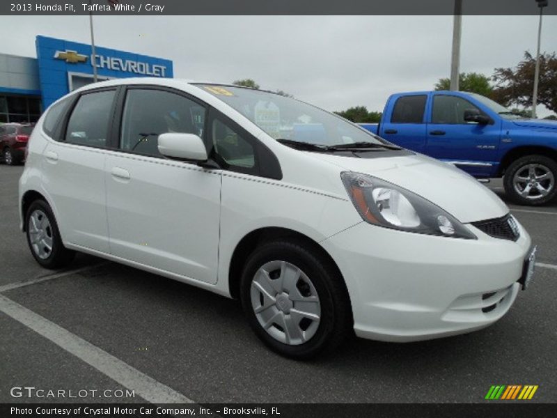 Taffeta White / Gray 2013 Honda Fit