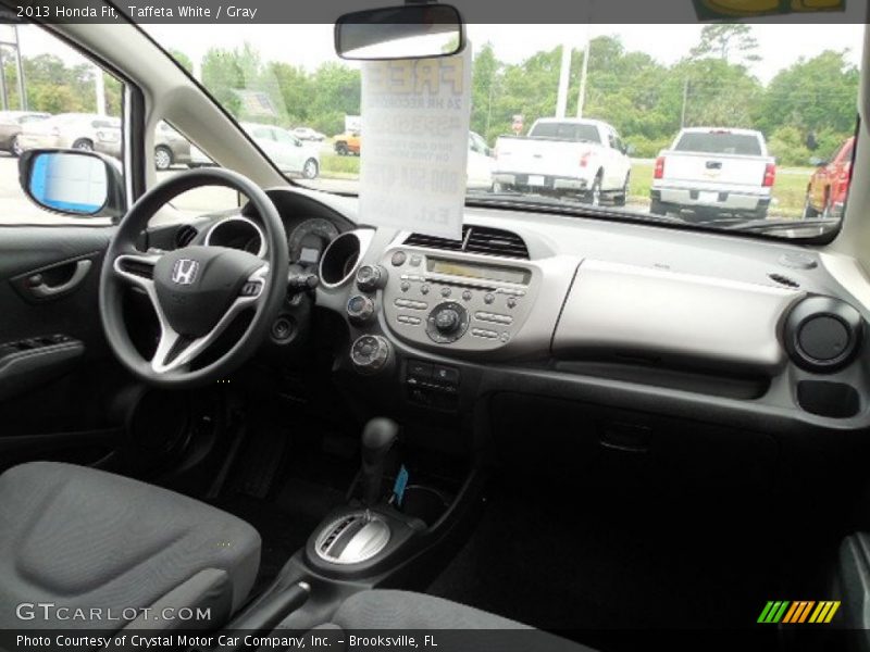 Taffeta White / Gray 2013 Honda Fit