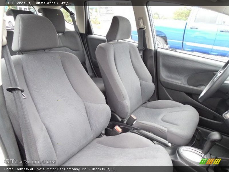 Taffeta White / Gray 2013 Honda Fit