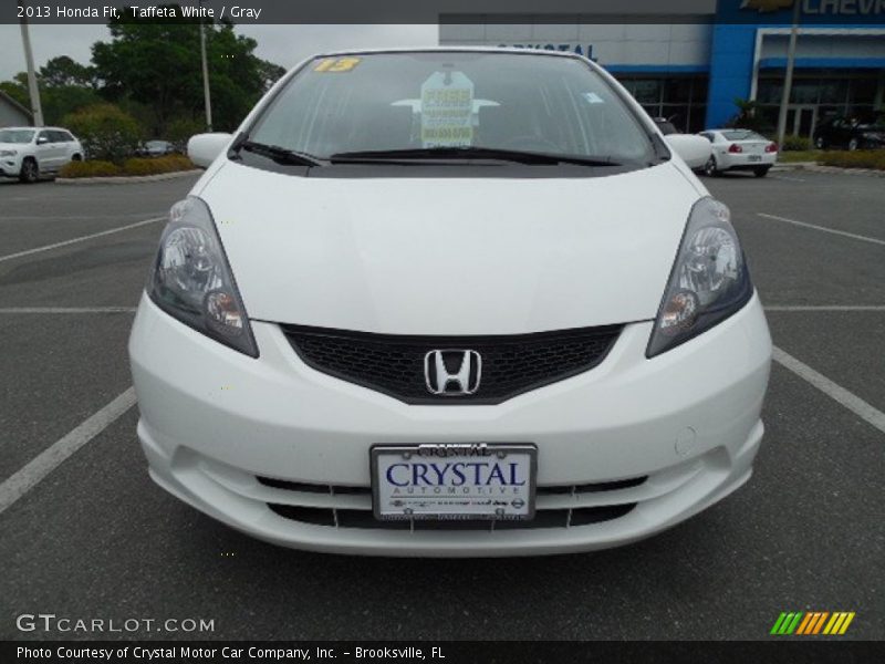 Taffeta White / Gray 2013 Honda Fit