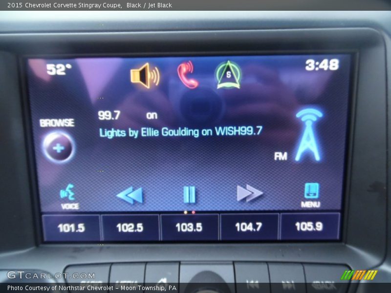 Black / Jet Black 2015 Chevrolet Corvette Stingray Coupe