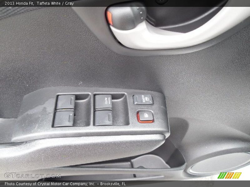Taffeta White / Gray 2013 Honda Fit