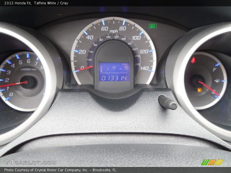 Taffeta White / Gray 2013 Honda Fit