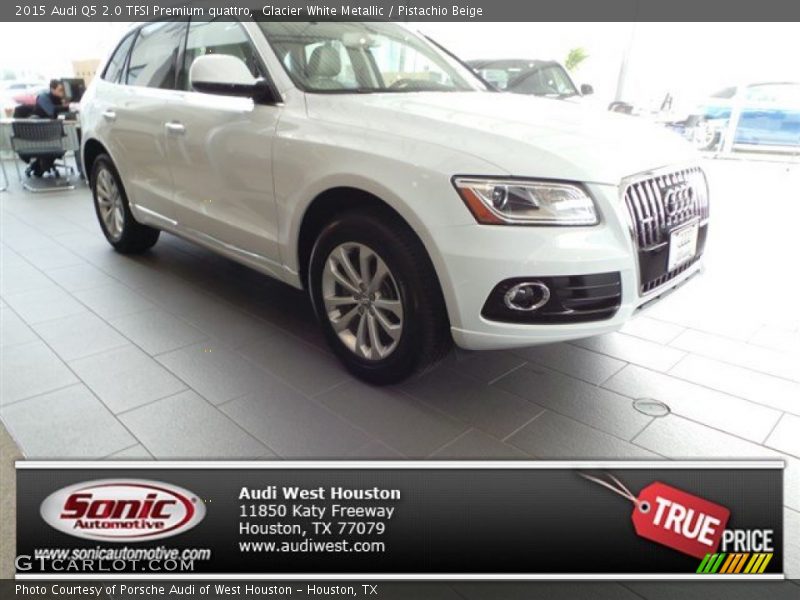 Glacier White Metallic / Pistachio Beige 2015 Audi Q5 2.0 TFSI Premium quattro