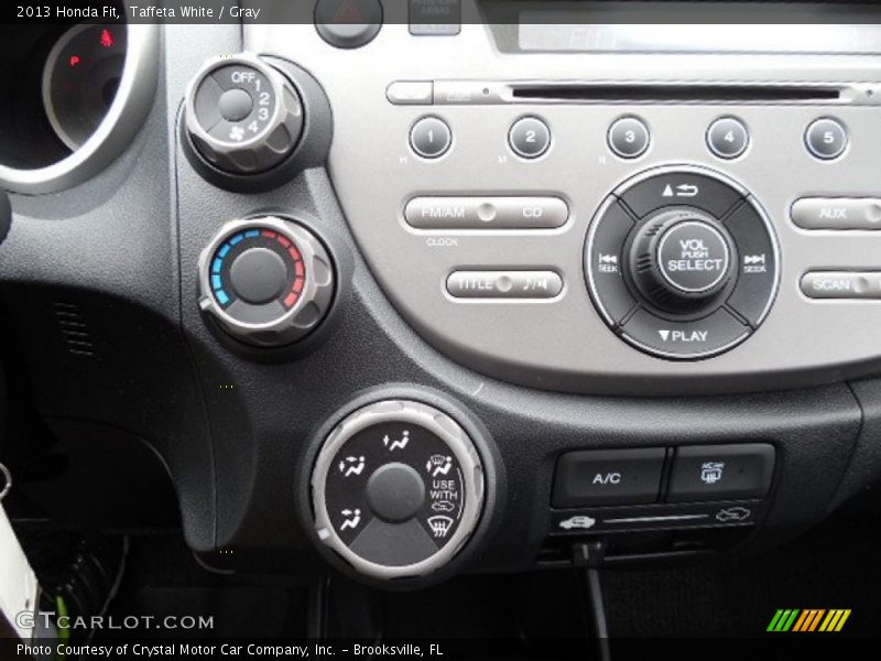 Taffeta White / Gray 2013 Honda Fit