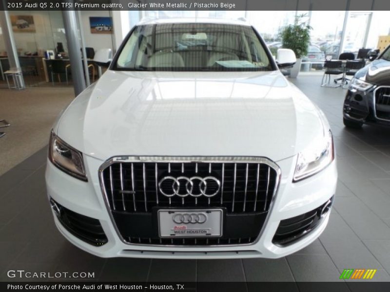 Glacier White Metallic / Pistachio Beige 2015 Audi Q5 2.0 TFSI Premium quattro