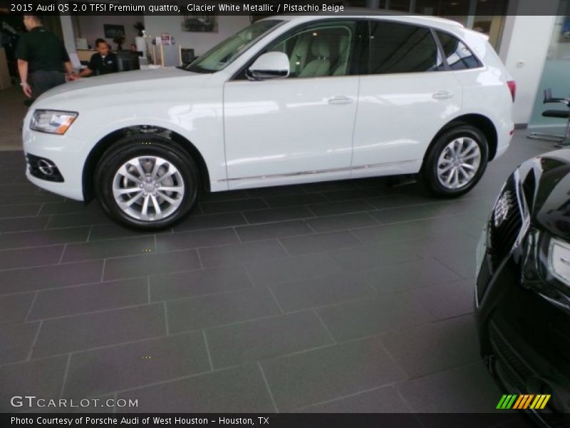 Glacier White Metallic / Pistachio Beige 2015 Audi Q5 2.0 TFSI Premium quattro