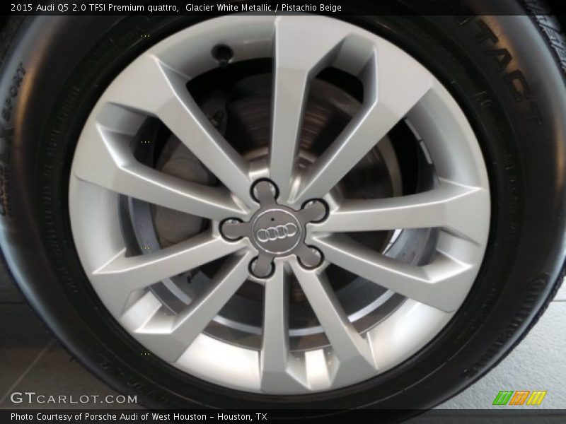 Glacier White Metallic / Pistachio Beige 2015 Audi Q5 2.0 TFSI Premium quattro