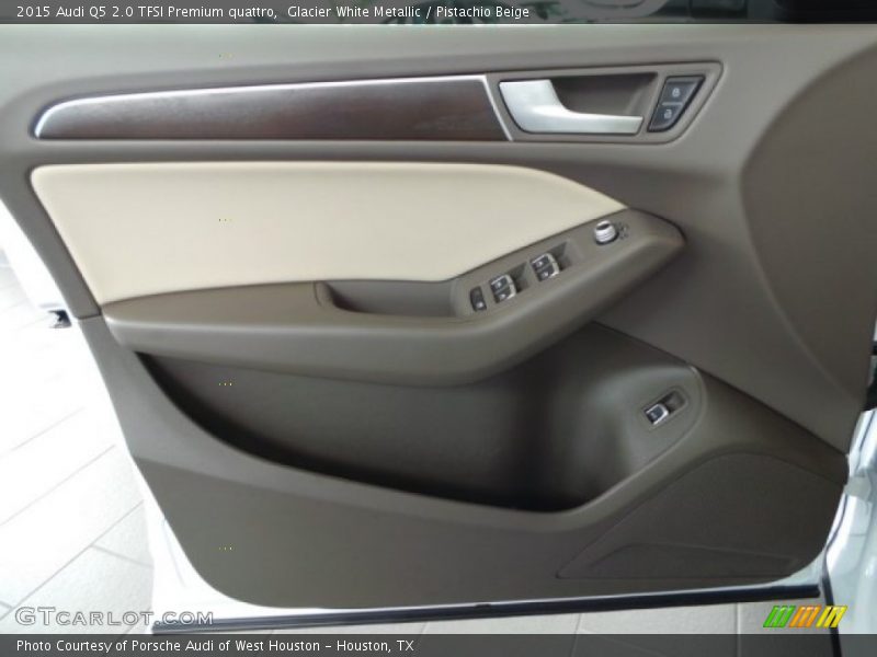 Glacier White Metallic / Pistachio Beige 2015 Audi Q5 2.0 TFSI Premium quattro