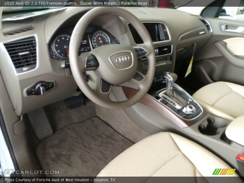 Glacier White Metallic / Pistachio Beige 2015 Audi Q5 2.0 TFSI Premium quattro
