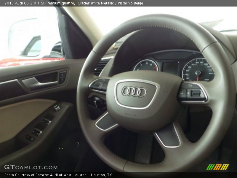 Glacier White Metallic / Pistachio Beige 2015 Audi Q5 2.0 TFSI Premium quattro