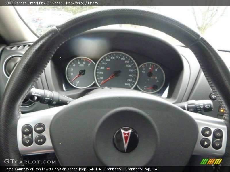 Ivory White / Ebony 2007 Pontiac Grand Prix GT Sedan