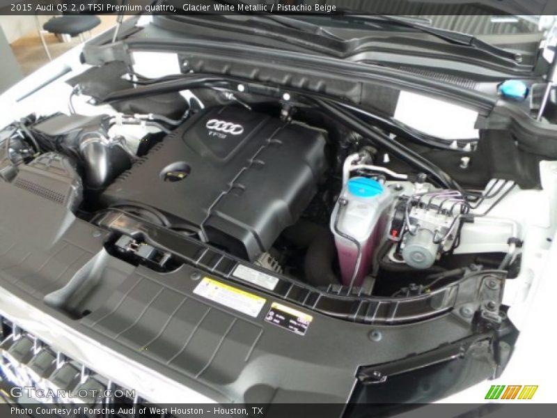 Glacier White Metallic / Pistachio Beige 2015 Audi Q5 2.0 TFSI Premium quattro
