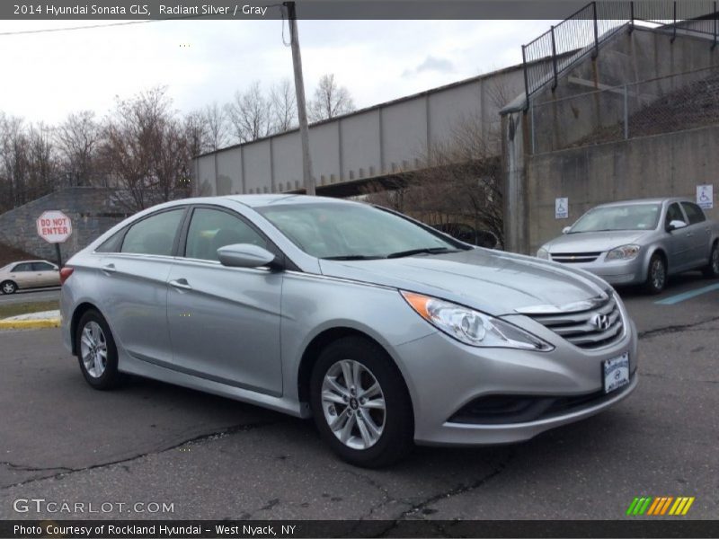 Radiant Silver / Gray 2014 Hyundai Sonata GLS