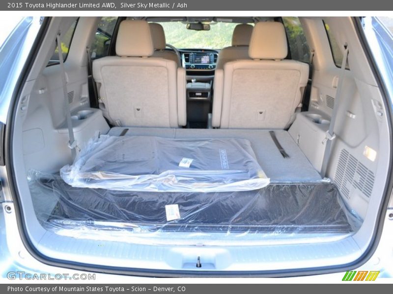 Silver Sky Metallic / Ash 2015 Toyota Highlander Limited AWD