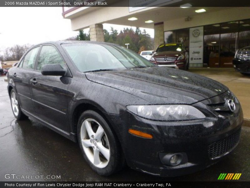 Onyx Black / Black 2006 Mazda MAZDA6 i Sport Sedan