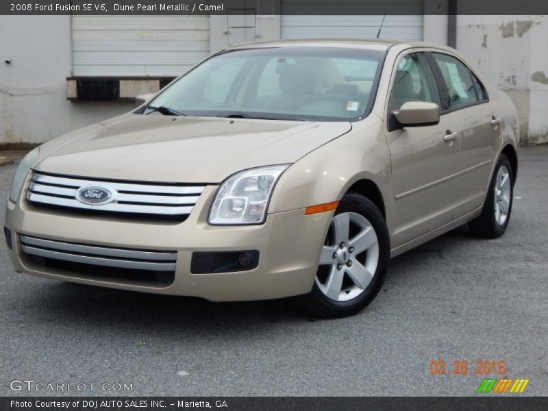 Dune Pearl Metallic / Camel 2008 Ford Fusion SE V6