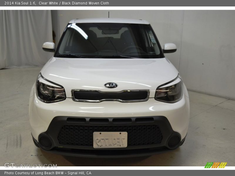 Clear White / Black Diamond Woven Cloth 2014 Kia Soul 1.6